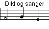 Dikt og sanger